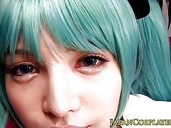 Màu xanh tóc hatsune miko creampied